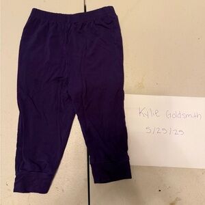 Kyte Baby Eggplant Joggers Bamboo Pants 6-12 months